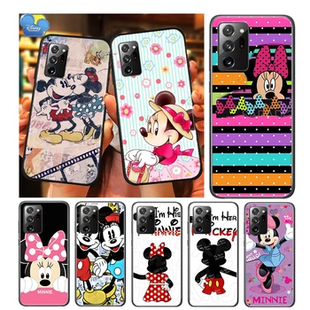 Drăguț Minnie Mouse Fete Pentru Samsung Galaxy A01 A11 A12 A22 A21S A31 A41 A42 A51 A71 A32 A52 A72 A02S Caz de Telefon Moale