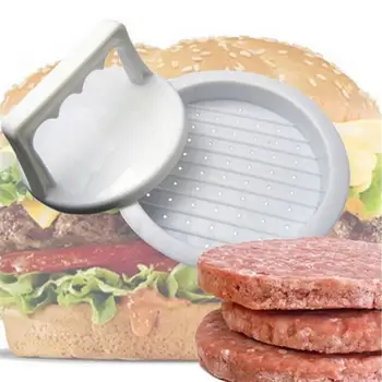 Forma Rotunda Carne Scule Pentru Prese Hamburger Filtru De Bucătărie Mucegai Consumabile Din Plastic De Presa Hamburger Umplut Patty Carne De Vită Gratar Burger