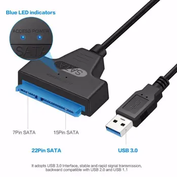 Usb Cablu Sata Sata 3 Usb 3.0 Adaptor Cabluri Conectori Sata Usb Cablu Adaptor Suport 2.5 Inch Ssd Hdd Hard Disk