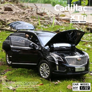 1/32 Cadillac XT5 SUV Aliaj Masina Model de turnat sub presiune, Metal Vehicul de Jucarie Model de Masina de Sunet și Lumină de Simulare Copii Jucărie Cadou Transport Gratuit