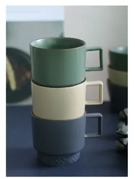1 BUC 350mL Ceramice Cana de Cafea Resusable Lapte, cafea, Ceai, Suc mic Dejun Cani Cani Lady Ziua Îndrăgostiților Cadou de Aniversare