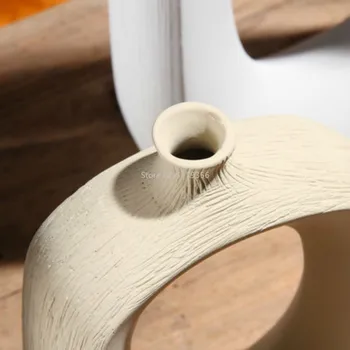 1 BUC Periat Vaze Ceramice de Epocă Stil Nordic Vaza Living Pridvor Raft Decor Acasă Decor Vaza Articole de Mobilier