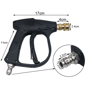 1 Buc Presiune Mașină De Spălat Pistol De Apă De Înaltă Presiune Arme Conexiune Rapidă Cu Adaptor De Mașină De Spălat Arma Instrumente De Curățare