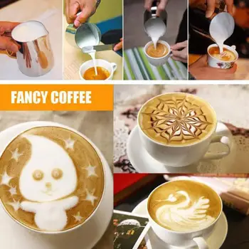 100/150/200/350/600/1000ml din Oțel Inoxidabil Spumare Ulcior Trage Floare Cani de Lapte Ceasca Cafea Cappuccino cu Lapte Frothers Latte Art