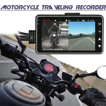 1080P HD Motocicleta DVR Camera 125° Unghi Larg de Bord Cam Cu G-Senzor Dashcam Viziune de Noapte rezistent la apa Motocicletă Video Recorder