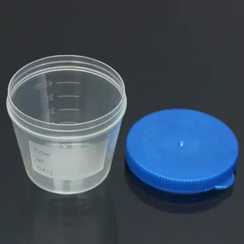 10buc 40ML de Colectare a mostrelor de Pahare de Plastic de Unică folosință Sarcinii de Testare de Droguri Eșantion Borcane Non Scurgere Recipiente de Măsurare cu Li