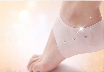 10pair 20buc Nou Moale din Silicon Gel Hidratant Călcâiul Șosete Anti-alunecare de Întreținere a Spart Picior de Îngrijire a Pielii Protectori picior de îngrijire
