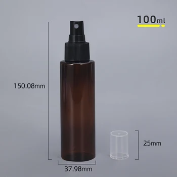 10PCS de 100 ml, Plastic, Sticla cu Pulverizator de Înaltă Calitate Mic Eșantion Portabile Reîncărcabile Pulverizator Cosmetice
