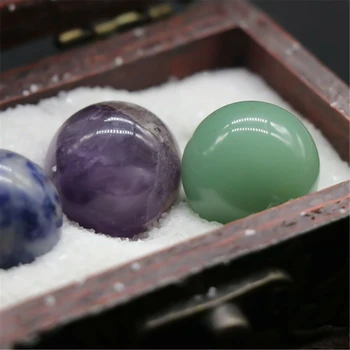 12pcs 20mm Asortate Cristal Natural de Vindecare Piatră prețioasă Sfere Bile Acasă Decorare Accesorii Aleatoare Stil Mixt Color