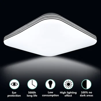 1400LM Mpow Square LED Lumini Plafon 18W AC110-240V Eficientă a Energiei Lampă de Iluminat Bucatarie Baie Sufragerie Lampă de Plafon