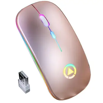 1600 DPI Wireless Mouse-ul Silent Mouse de Calculator Reîncărcabilă Soareci Ergonomic Mause USB 2.4 Ghz fără Fir mouse-ul Pentru Apple Mac PC Laptop