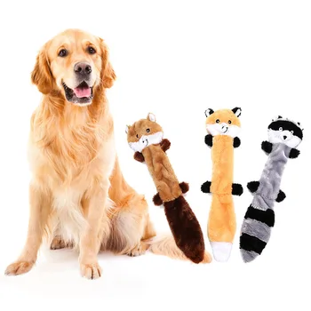 1buc Interactiv Amuzant Câine Animal de Jucărie Forma Durabil Slefuire Gheara Jucărie Animal de casă Produse Chițăit de Pluș