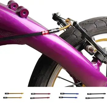 2 BUC Biciclete de Frână Schimbare Tub de Sârmă Țesut Conductei de MTB Biciclete Rutiere cu Viteza Variabila Schimbare Carcasă Frână Cablu Tub V Brake