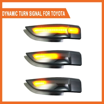 2 buc de Semnalizare Pentru TOYOTA Yaris XP130 Auris E180 Camry XV5 Corolla, Prius Verso Mașină Dinamică LED Oglinda Retrovizoare Indicator luminos