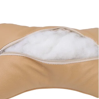 2 BUC piele artificiala masina pernă de protecție a gâtului/auto tetiera săpatul gropilor de proiectare/consumabile auto de siguranță pernă pentru gât