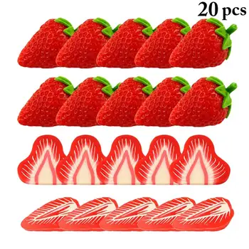 20 Buc/Set Artificială De Căpșuni Decor De Uz Casnic Realist Mini Fructe Decor Simulare Fructe Fotografie Prop Instrument De Consumabile