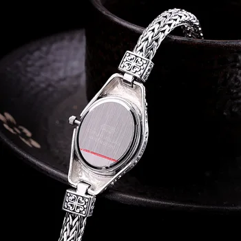 2019 Noi argint 925 de bijuterii de argint Thai ceas de sex feminin Indoneziană stil femei brățară ceas
