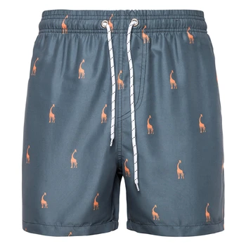 2020 Nou Brand de Moda Hawaii pantaloni Scurți Bărbați Solid Giraffe Print Cordon pantaloni Scurți de Plajă Casual Mijlocul de Vară pentru Bărbați pantaloni Scurți