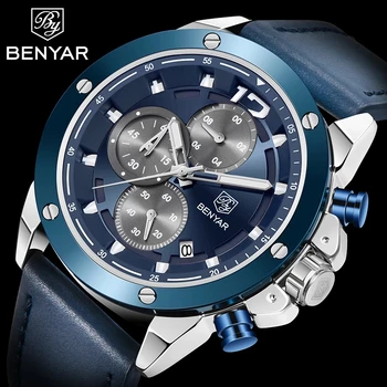 2021 Benyar Design de Brand de Top Cuarț Ceas militarii de sex Masculin Sportive de Timp Tabel de Cod Bărbați Impermeabil Ceas de Lux Relogio Masculino