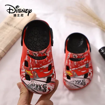 2021 desene animate noi băiețel sandale Disney auto copii gaura pantofi lui Mickey Mouse non-alunecare de fete Baotou papuci