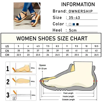2021 Femei Platforma Țese Catarama Sandale Femei Glezna Curea Casual Pantofi de Vara pentru Femei de Moda Încălțăminte de Plajă Plus Dimensiune