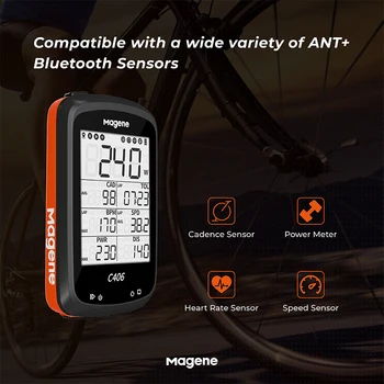 2021 noi Magene C406 Biciclete Calculator rezistent la apa GPS Wireless Inteligent Cod Ceas Mountain Bike Monitor Cronometru Bicicleta de Date APP