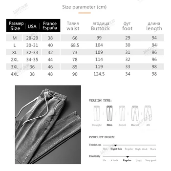 2021 Nouă Primăvară-Vară New Slim Fit Conic de Bumbac Glezna-Lungime Blugi Barbati Casual Streetwear din Denim Brand Pantaloni Plus Dimensiune M-4XL