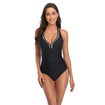 2021 Sexy Costum De Baie Feminin Acopere Burta Înot Dintr-O Bucata Bikini