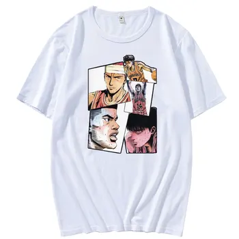2021 Slam Dunk de Personaje Sakuragi boys T-shirt de desene animate anime Harajuku tendință de stil liber din bumbac, cu mânecă scurtă T-shirt pentru bărbați