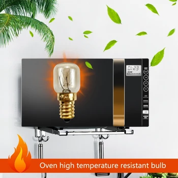 220V E14 300 Grade Rezistent la Temperaturi Ridicate Bec Cuptor cu Microunde Aragaz Lampa