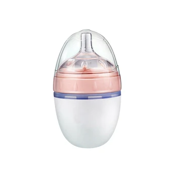 240mL/150mL Drăguț Silicon biberon Sticla de Apa Baby Biberon Set biberon pentru Copii Nou-nascuti biberon de la 0 la 36 de Luni