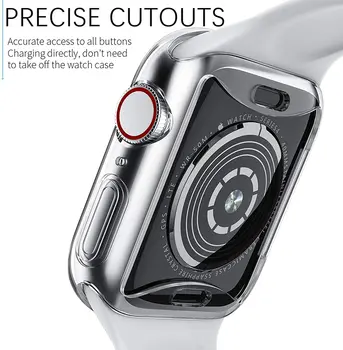 2Pack Curea pentru Apple Watch band 40MM 44MM 38mm 42mm bratara curea Apple watch Series 3 4 5 6 SE Screen Protector Caz