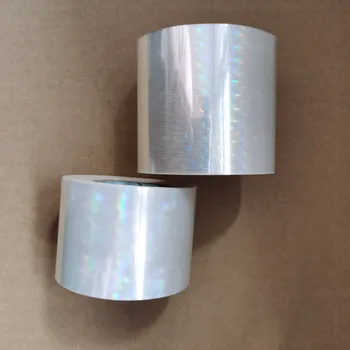 2rolls Probe fierbinte ștanțare folie holografică folie fierbinte apăsați pe suport de hârtie sau plastic meterials filmul de transfer de căldură mai mici roll