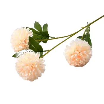 3 Flori Mari de Cap Crizanteme Artificiale Hortensie Nou Mingea Fals de Flori de Mătase Grădină Acasă Petrecerea de Nunta Magazin DIY Decorare