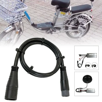 3-Pin 60cm Ebike Motor Cablu de Extensie Impermeabil Roata Motor Cablu de Extensie 1000W pentru Biciclete Electrice Kit E-Părți de biciclete
