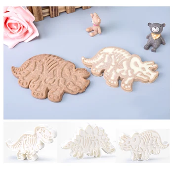 3D Jurassic Dinozaur Cookie mucegai Dinozaur cookie relief mucegai desert copt mucegai tort cookie decorare instrument