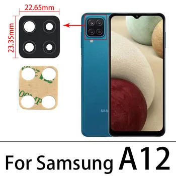 3Pcs/Lot, Spate aparat de Fotografiat Lentilă de Sticlă de Acoperire Pentru Samsung A12 A21 A31S A42 Cu Adeziv Autocolant