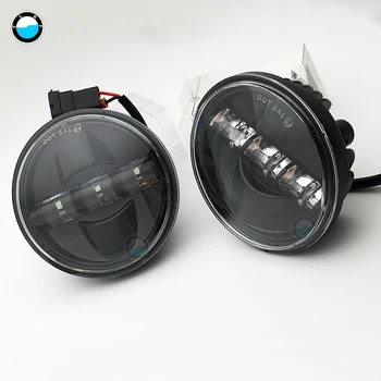 4.5 Inch LED-uri de Lumină care Trece Lumina de Ceață Auxiliar de Conducere Lampa pentru motocicleta Ansamblului Lămpii de Ceață Lumina de Zi.