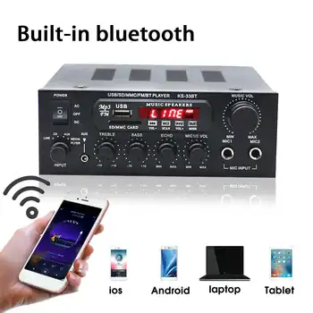 450w+450w Acasă Bluetooth Stereo Amplificator Hifi Audio Digital Karaoke Amplificator de Putere Masina Auto Amplificator HiFi Music Player