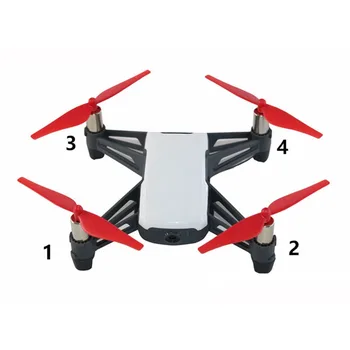4buc de Eliberare Rapidă pentru Elice DJI Tello Mini Drona CCW/CW Recuzită Elice Drone Accesorii, Negru, Rosu, Galben