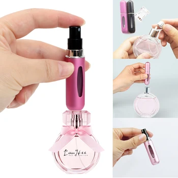 5ml de Aluminiu Parfum Spray Sticla Mini Borcan Reîncărcabile Spray Atomizor Cosmetice Container de Depozitare Acasă
