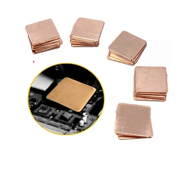 5pcs 0.3 mm-2mm DIY Cupru Shim Radiator Pad termic pentru Laptop GPU, CPU, VGA Chip tablă de Cupru de răcire