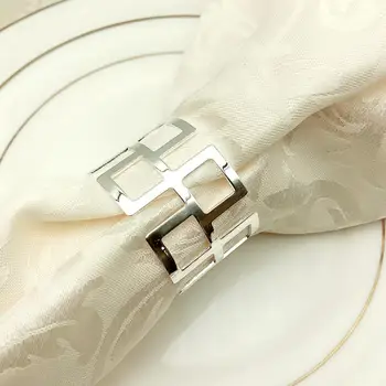 6Pcs New Sosire Șervețel Catarama Rafinat Moda Elegant Decor de Masă Inele pentru servetele de Bucatarie Servetele de Masa Ridicata