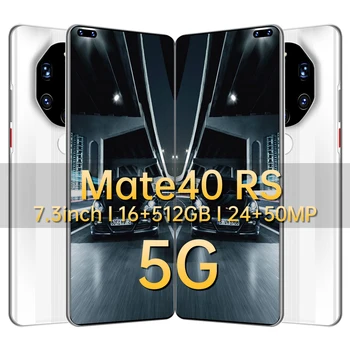 7.3 Inch Full Screen Telefon Mobil Deca Core 6800mAh 4G LTE de Rețea 5G 16GB, 512GB Versiune Globală HUAWE Mate40 RS Smartphone