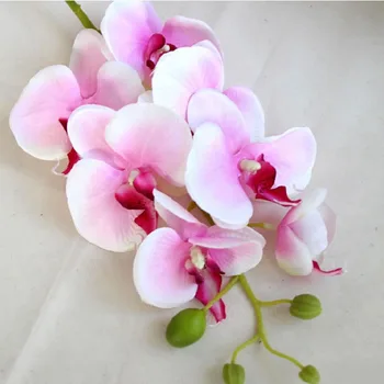 78cm 7 Flori Artificiale, Flori, Fluture Orhidee Pentru DIY Nunta Casa Grădină Cameră de zi Decorative Simulare de Flori False