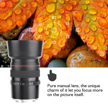85mm f/1.8 Deschidere Mare Teleobiectiv Mediu Full-frame Manual Camera Mirrorless E Obiectiv Pentru Sony E Mount Lens