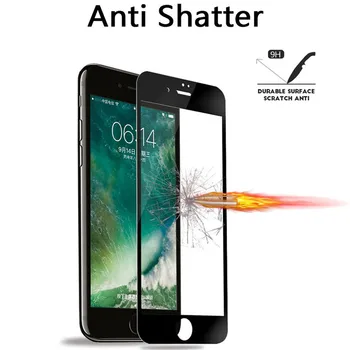 9H Siguranță Sticla de pe iPhone 7 8 6 6s plus Plină de Acoperire Ecran Protector Pentru iPhone 11 Pro X XR XS Max 5 5s 5c SE Film de Sticlă