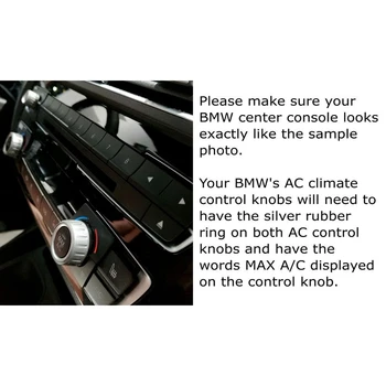 AC de Control al Climei și Radio Butonul de Volum Inel Huse pentru BMW 1 2 3 3GT 4 Serii (F20 F22 F30 F31 F32 F33 F80 82 F87) 3Pcs Roșu