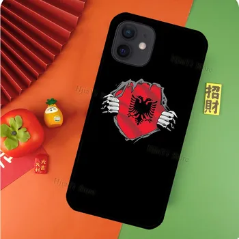 Albania Flag Vultur Silicon Moale Telefon Caz Pentru iPhone 11 12 pro MAX mini XS X MAX XR 8 7 6 Plus X SE 2020