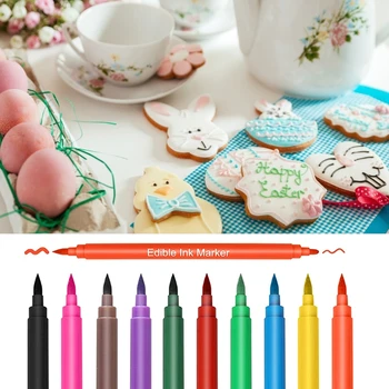 Alimente Colorare Colorant Alimentar Marker Dublă față-Verso Grad de Alimente Gourmet Scriitori pentru Tort Cookie Fondant de Decorare Cadou